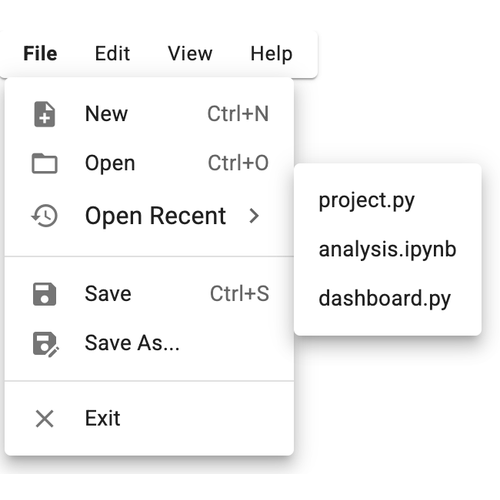 MenuBar